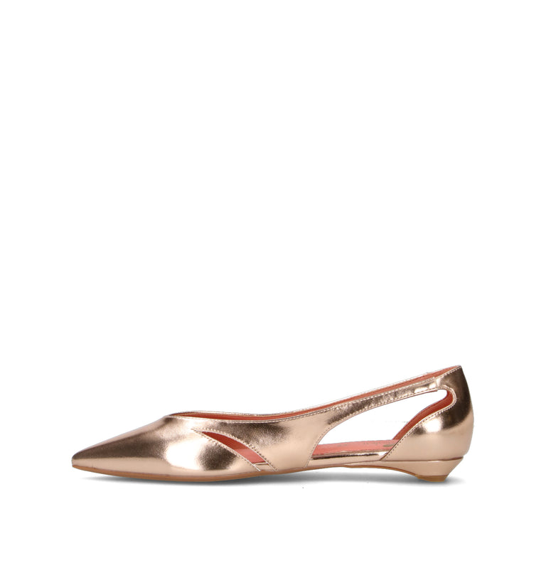 BRACCIALINI Ballerina donna oro rosa