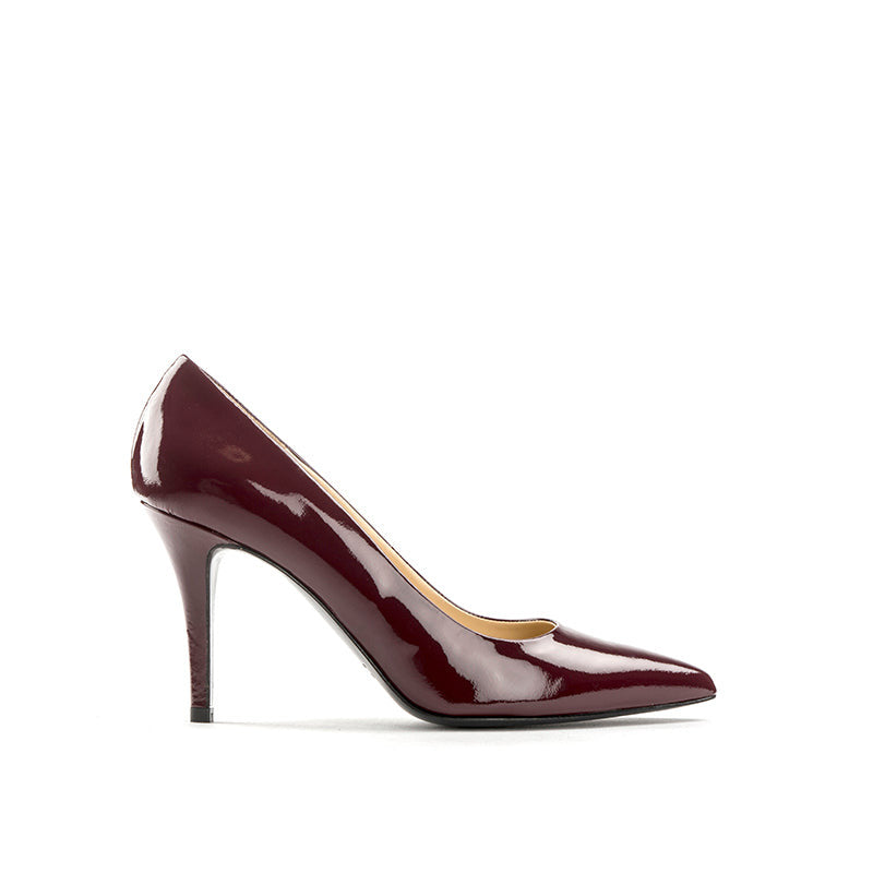 REBECCA VAN DIK Décolleté donna bordeaux vernice