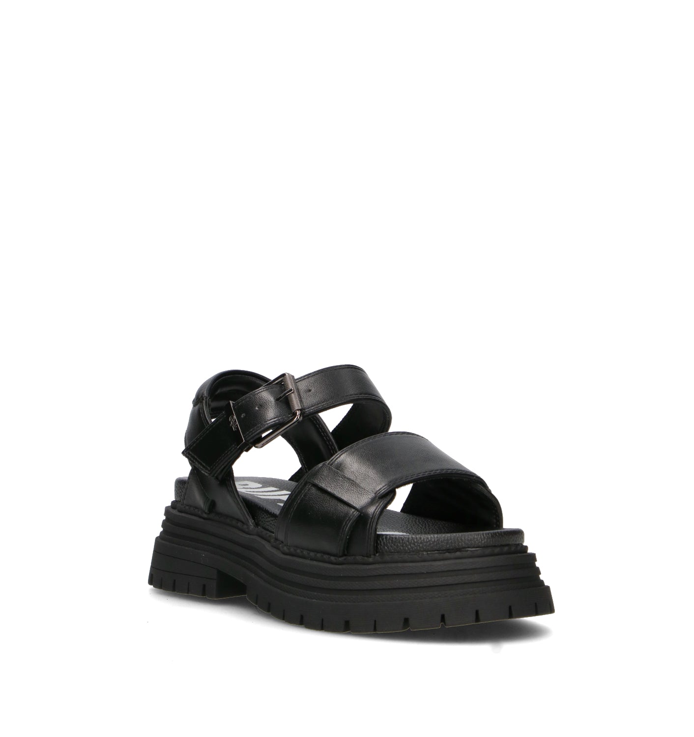 BUFFALO LONDON Sandalo donna nero