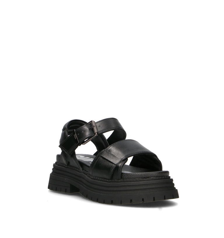 BUFFALO LONDON Sandalo donna nero