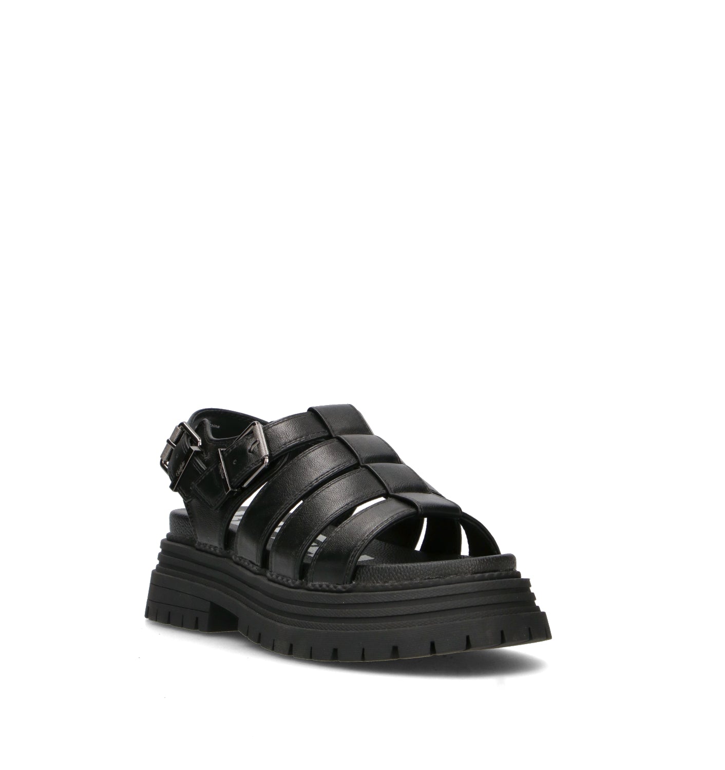 BUFFALO LONDON Sandalo donna nero