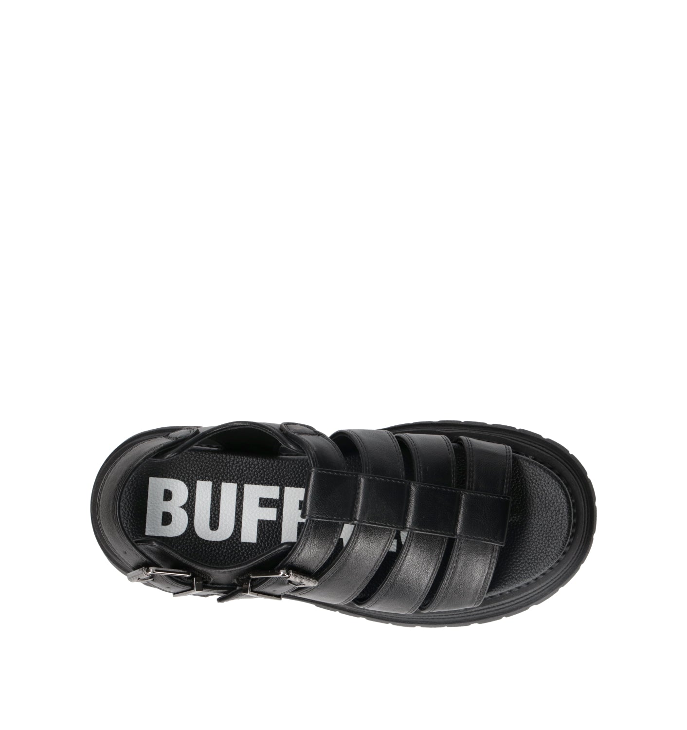BUFFALO LONDON Sandalo donna nero