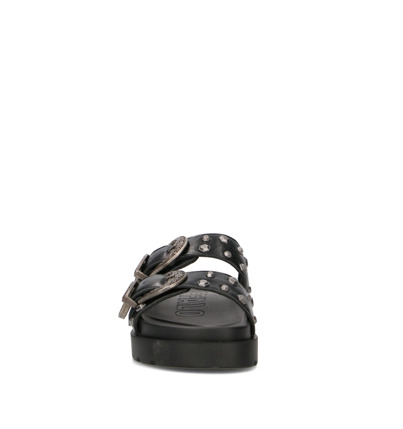BUFFALO LONDON Ciabatta donna nera
