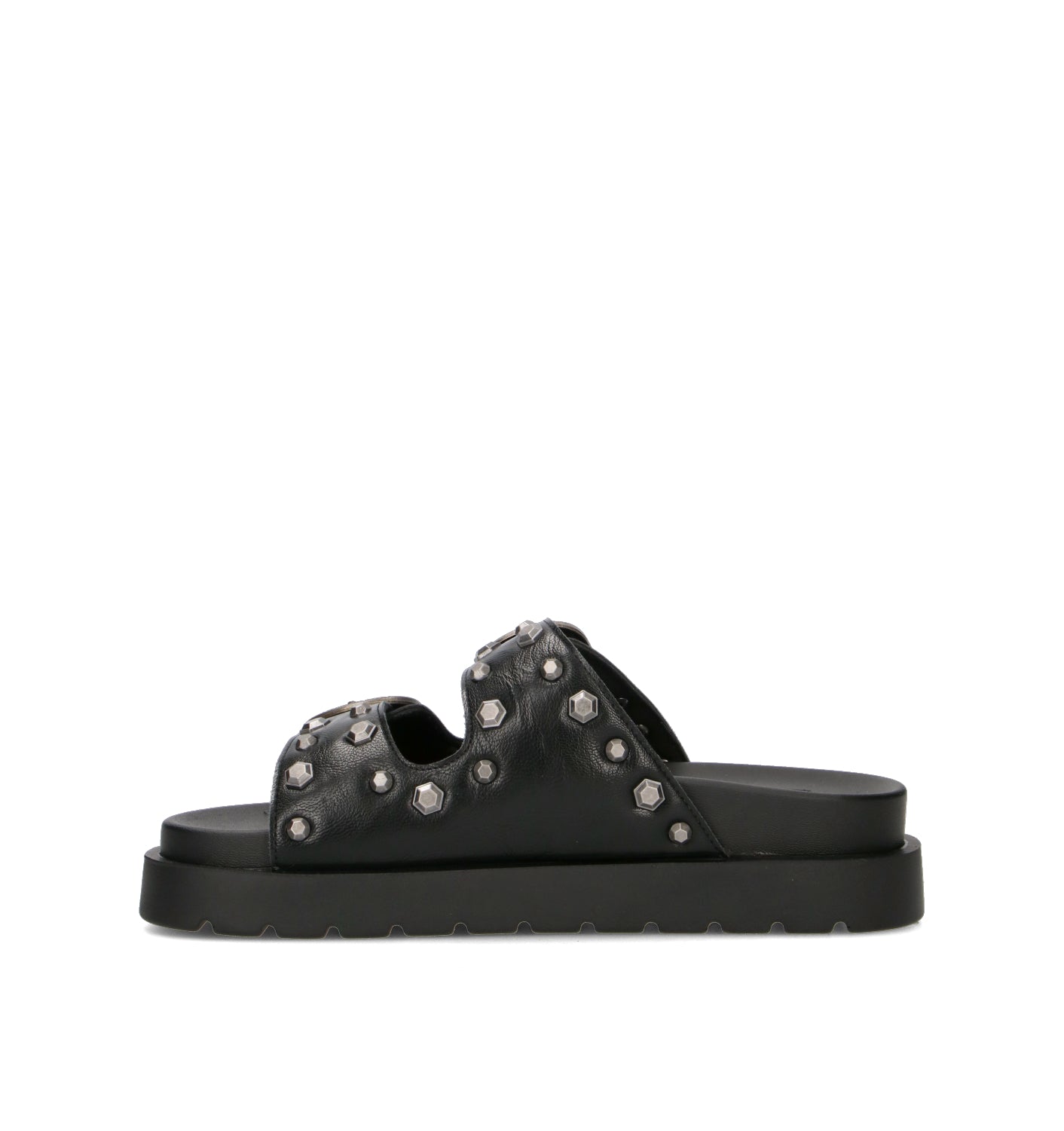 BUFFALO LONDON Ciabatta donna nera