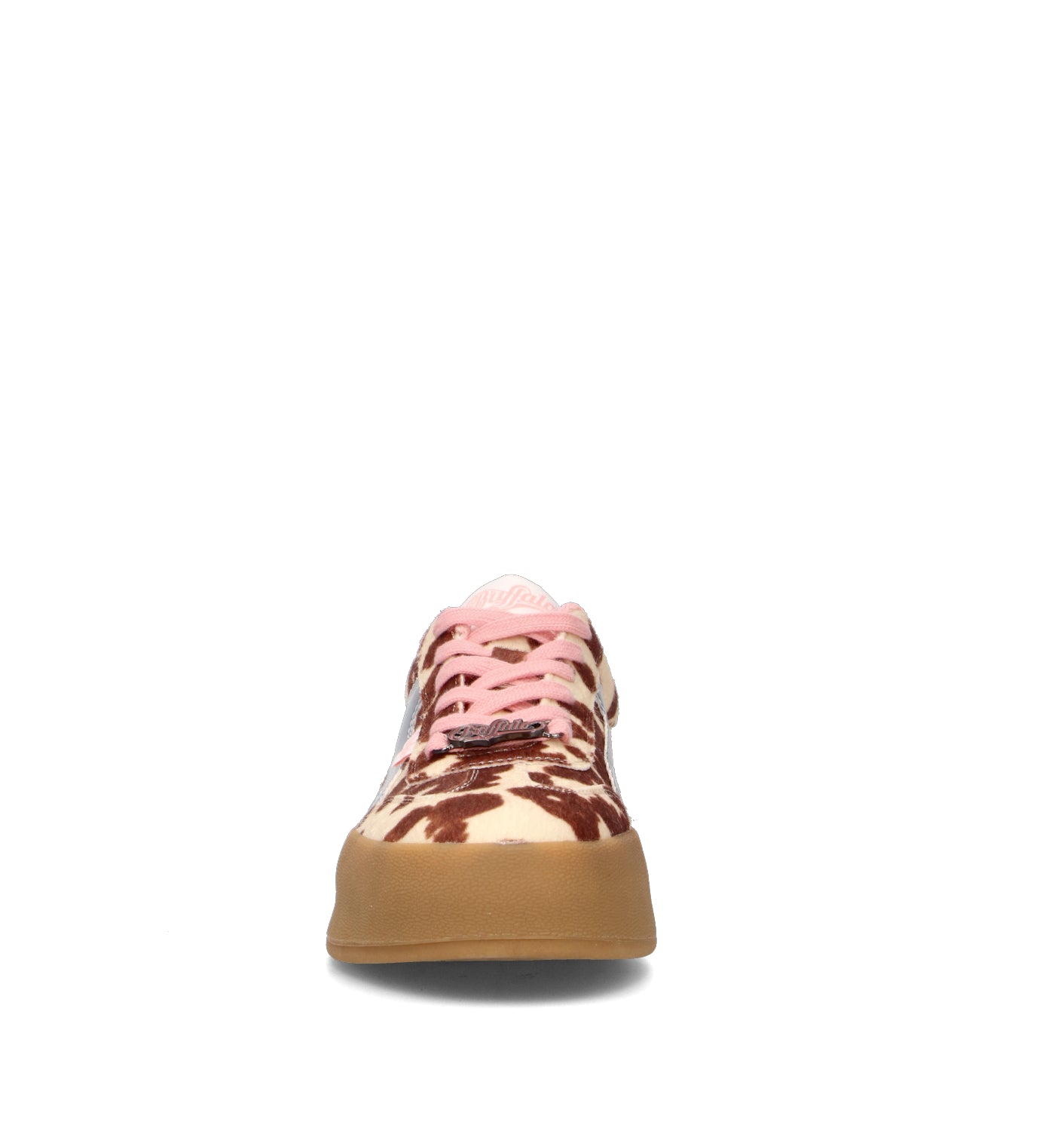 BUFFALO LONDON Sneaker donna bianca/marrone