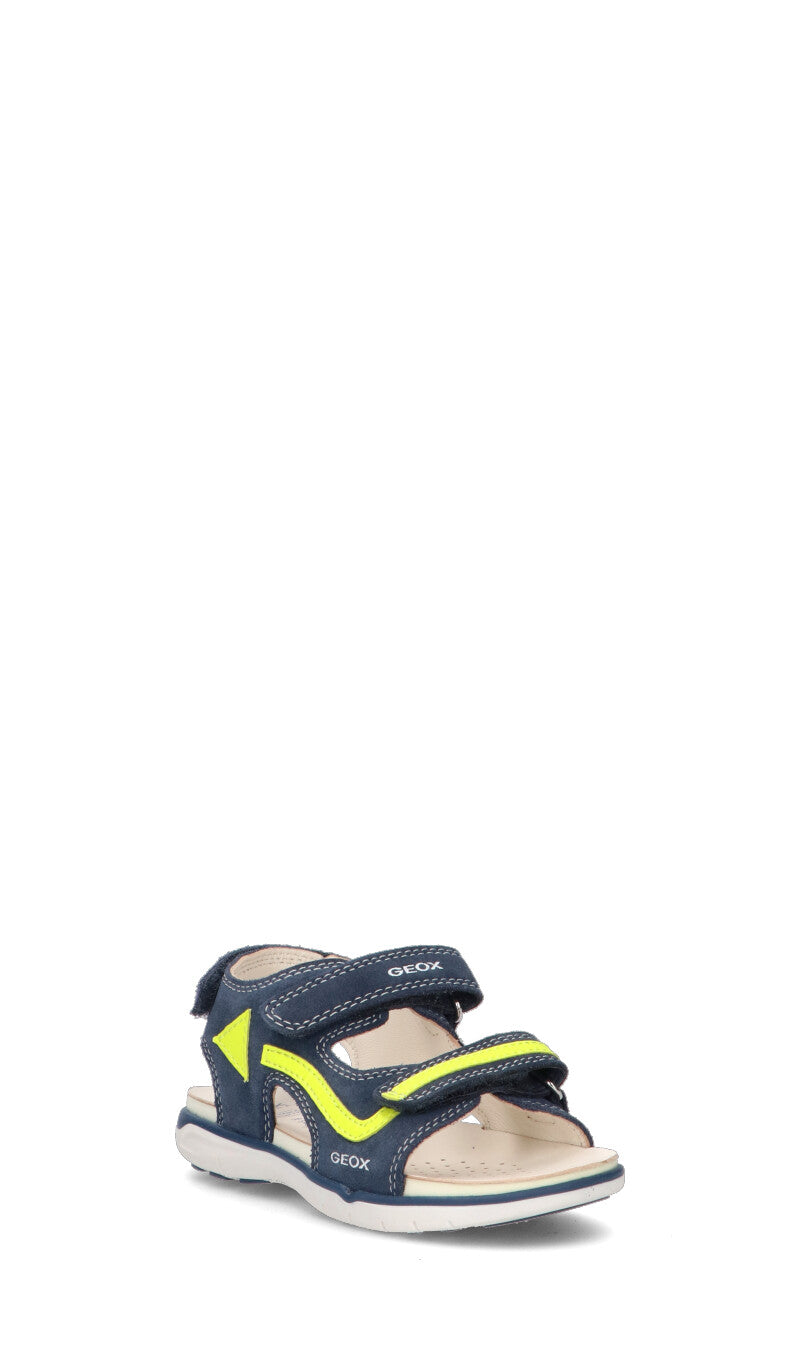 GEOX Sandalo bimbo blu in pelle