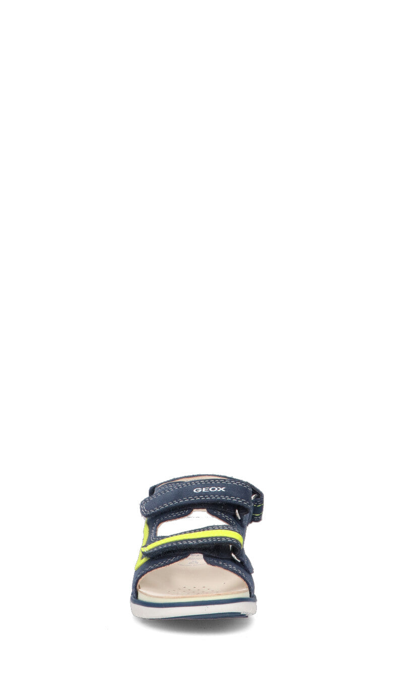 GEOX Sandalo bimbo blu in pelle