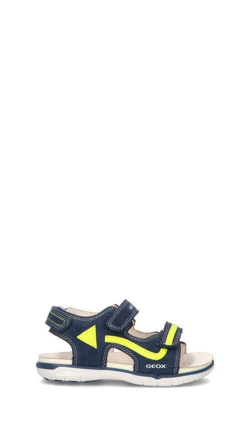 GEOX Sandalo bimbo blu in pelle