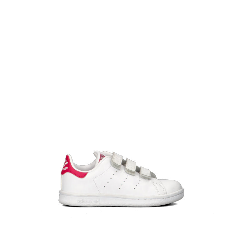 ADIDAS ORIGINAL STAN SMITH Sneakers bambino bianco/viola in pelle