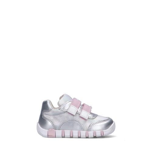 GEOX Sneaker bimba argento