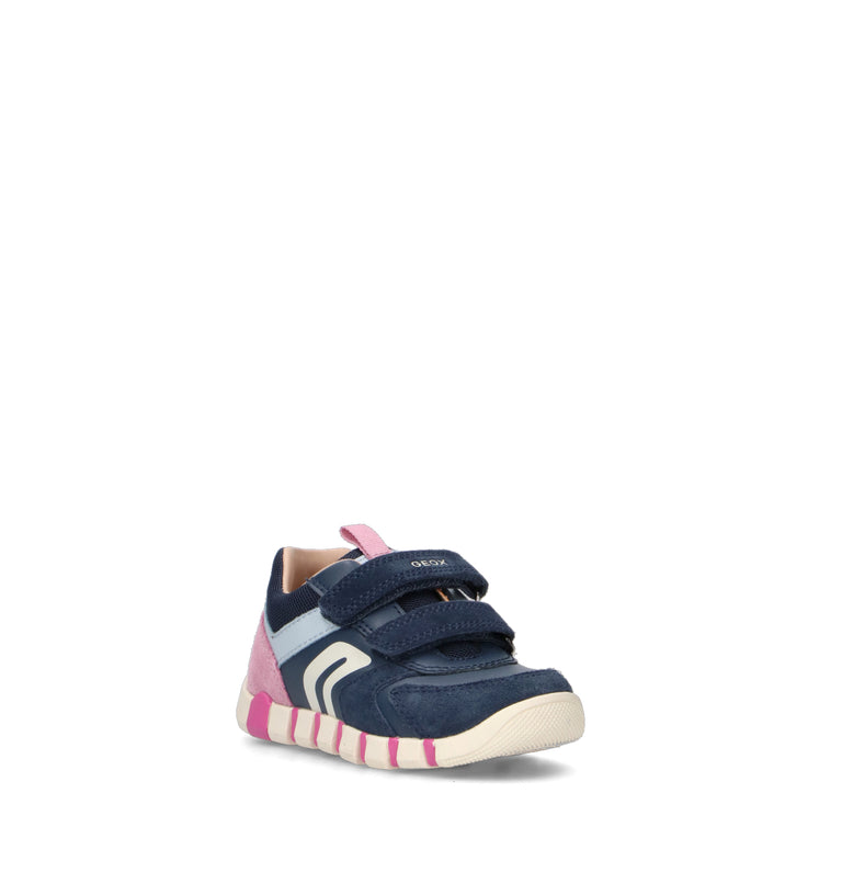 GEOX Sneaker bimba blu/rosa
