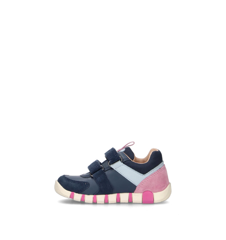 GEOX Sneaker bimba blu/rosa