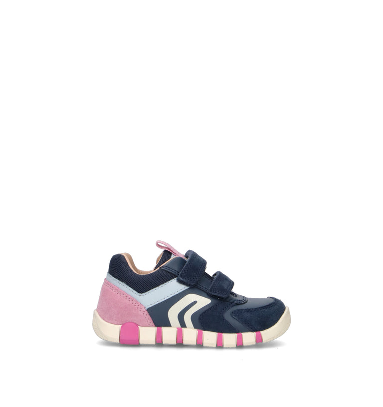 GEOX Sneaker bimba blu/rosa