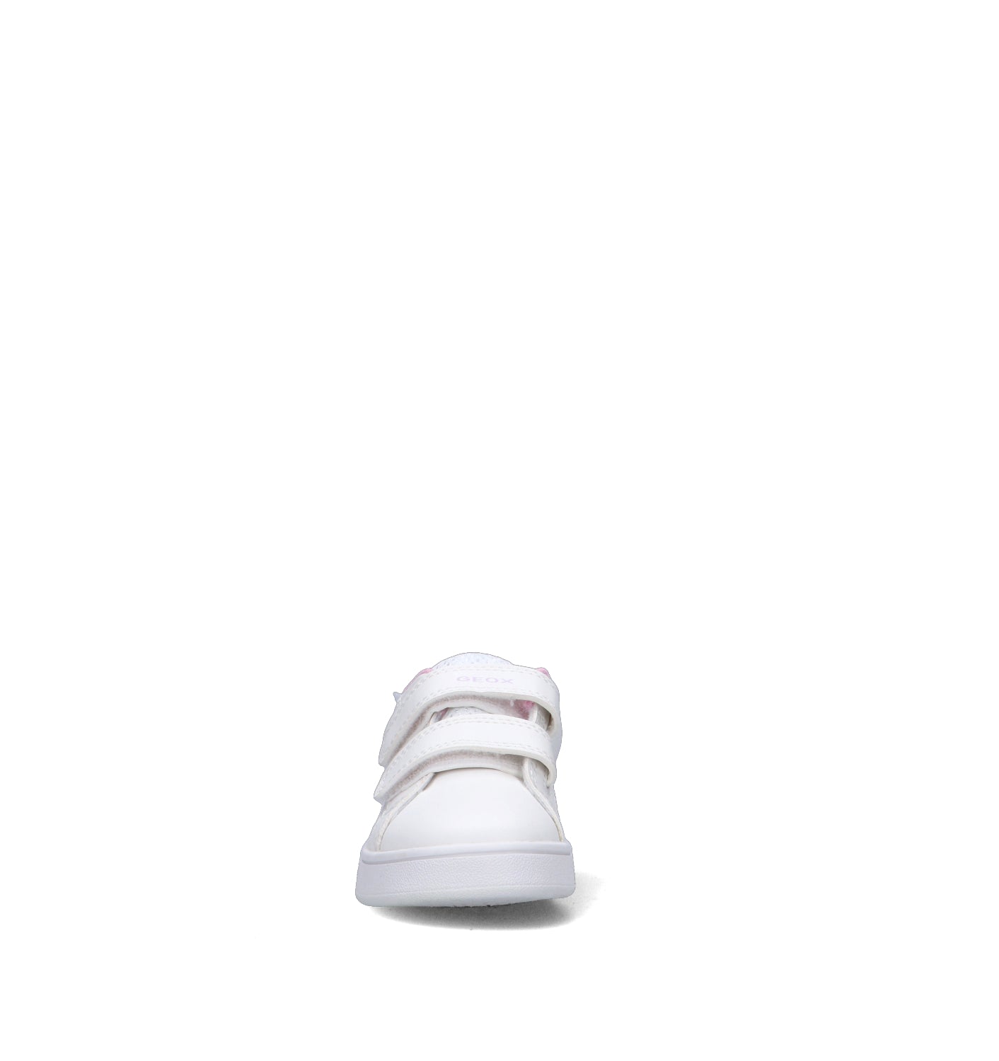 GEOX Sneaker bimba bianca/rosa