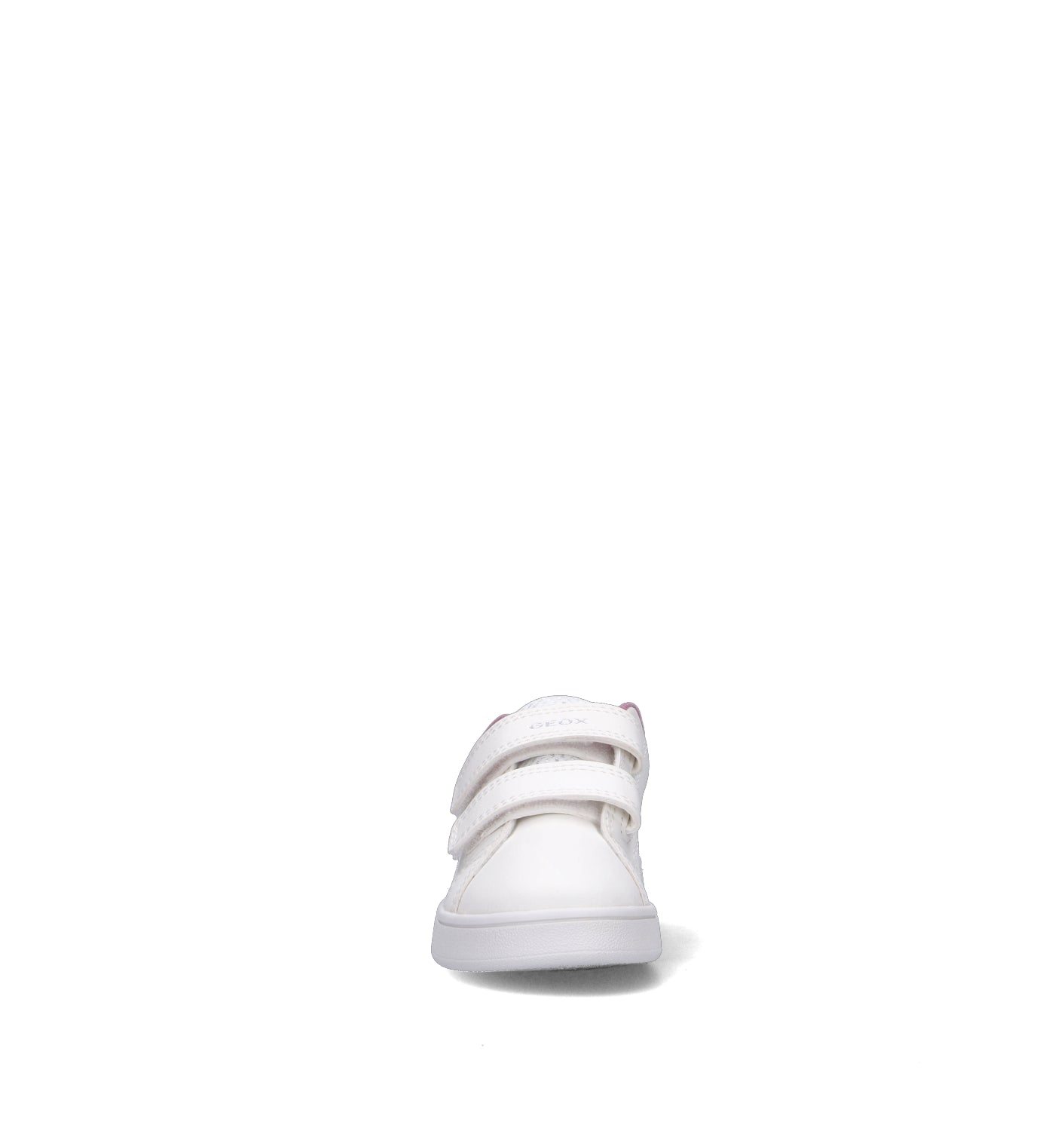 GEOX Sneaker bimba bianca/argento