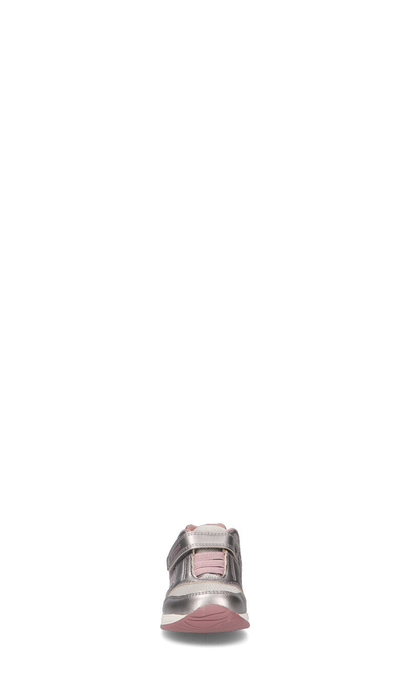 GEOX Scarpa bimbo argento/rosa