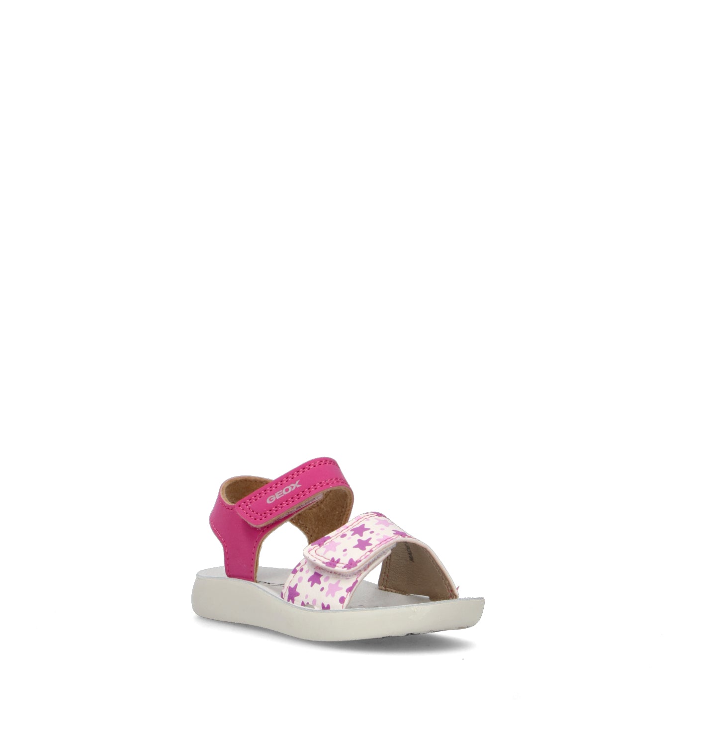 GEOX Sandalo bimba bianco/fucsia