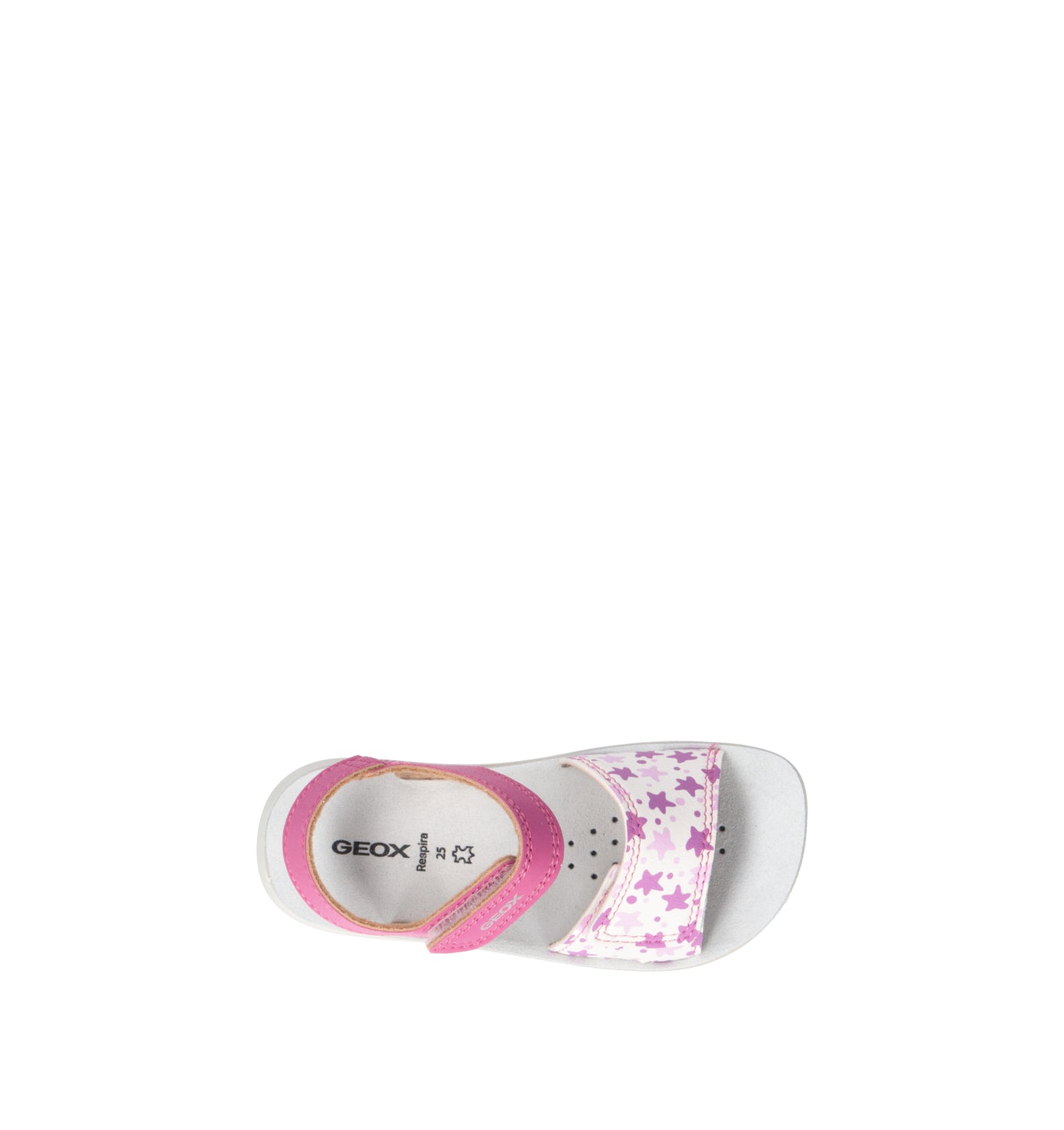 GEOX Sandalo bimba bianco/fucsia