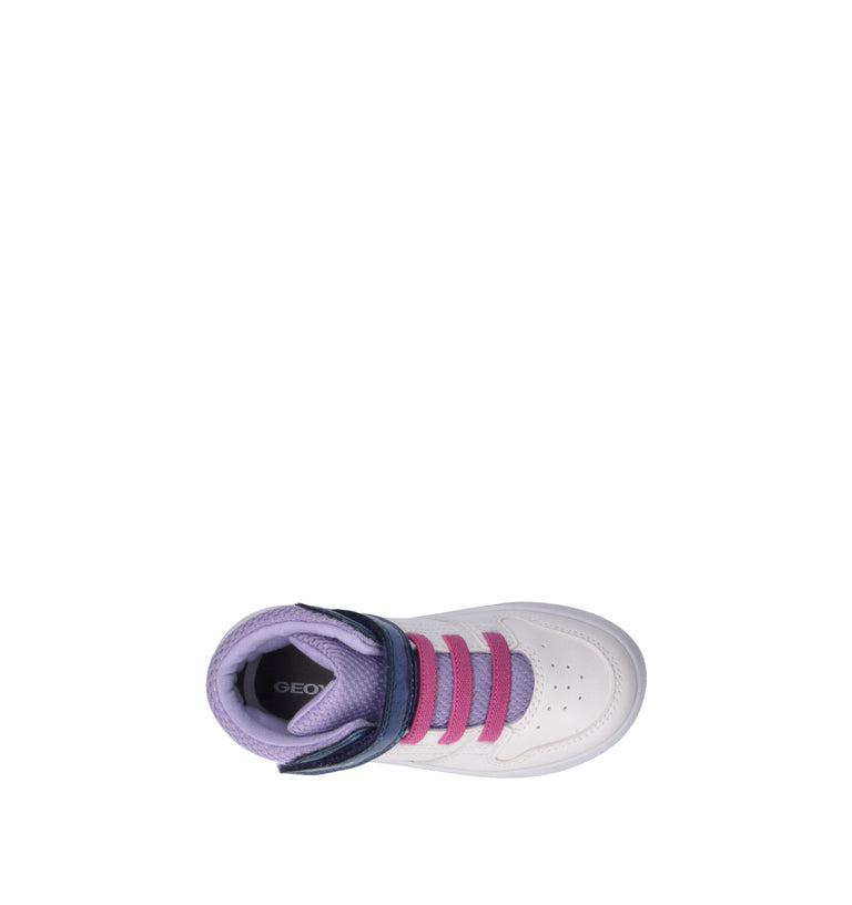 GEOX Sneaker bimba bianca