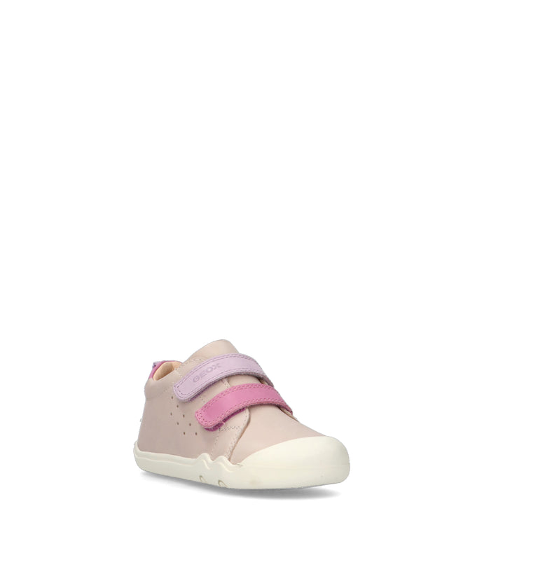 GEOX Sneaker bimba beige in pelle