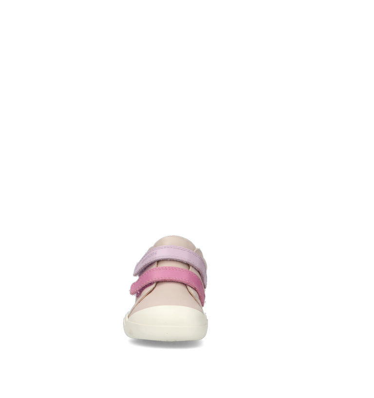 GEOX Sneaker bimba beige in pelle