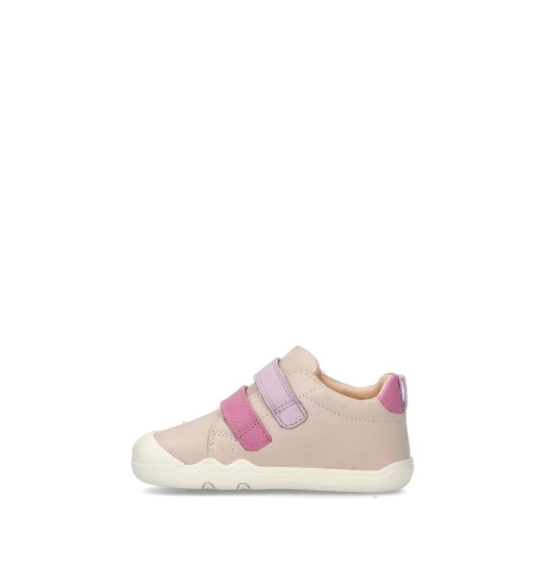 GEOX Sneaker bimba beige in pelle