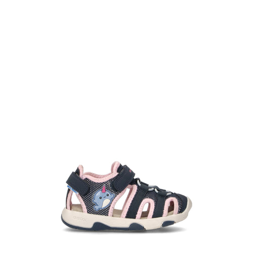 GEOX Sandalo bimbo blu/rosa