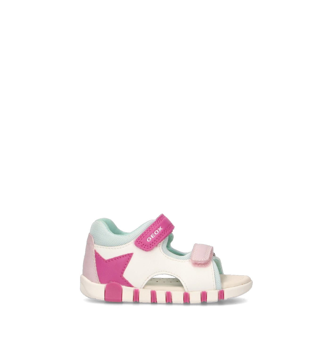 GEOX Sandalo bimba bianco/rosa