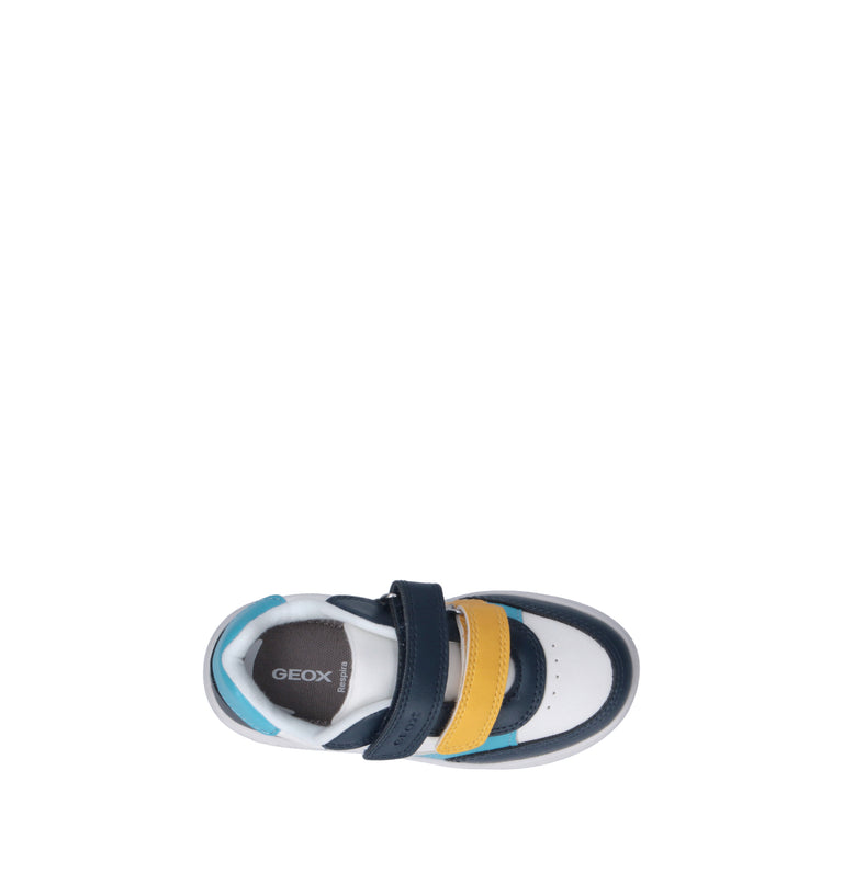 GEOX Sneaker bimbo bianca/blu