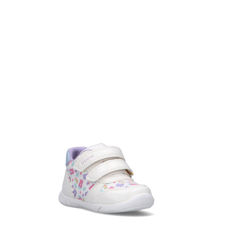 GEOX Sneaker bimba bianca