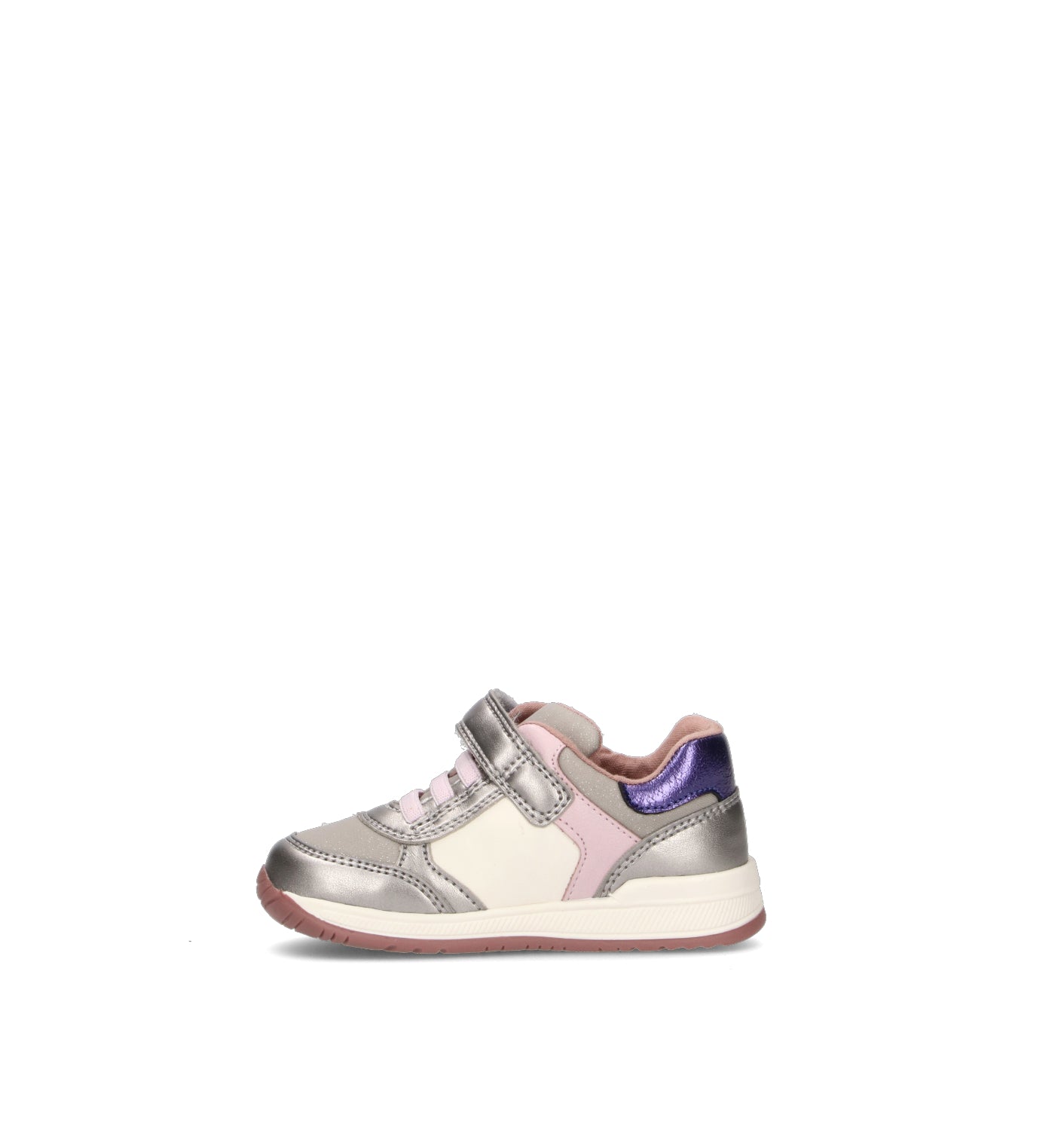 GEOX Sneaker bimba argento