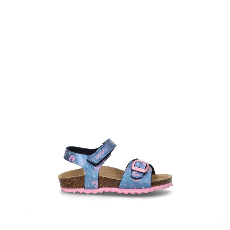 GEOX Sandalo bimba blu/rosa
