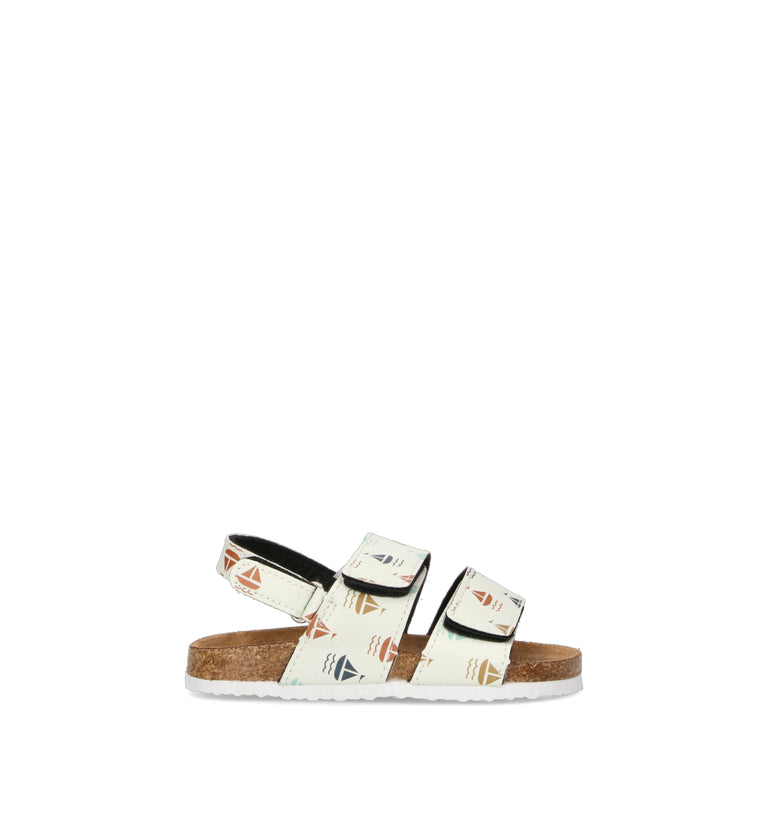 SJ Sandalo bimba bianco