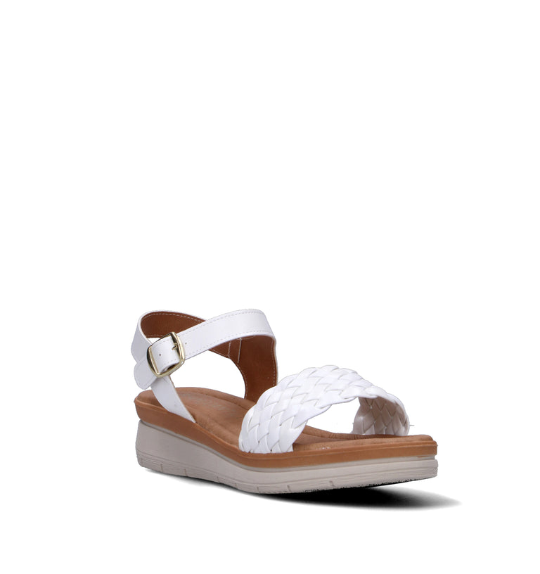 BIANCOANTICO Sandalo donna bianco