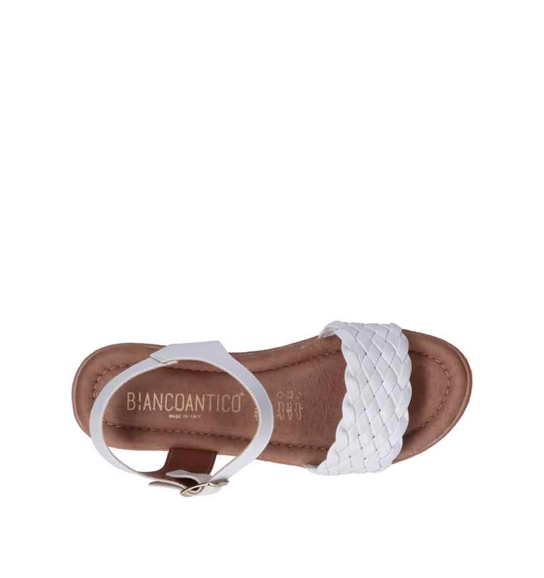BIANCOANTICO Sandalo donna bianco