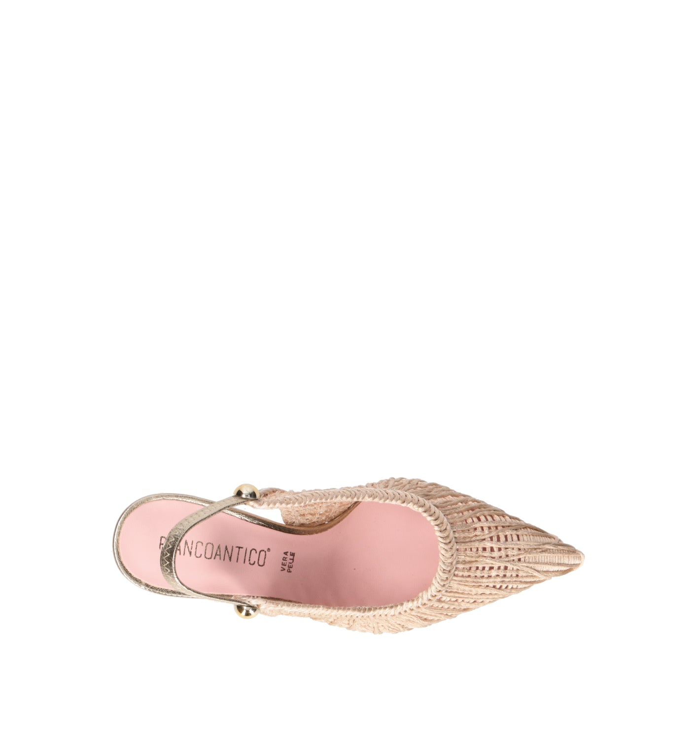 BIANCOANTICO Slingback donna beige