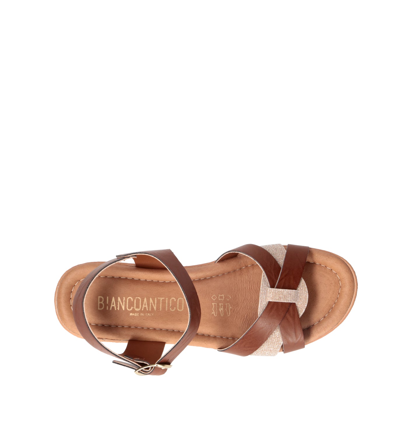 BIANCOANTICO Sandalo donna marrone