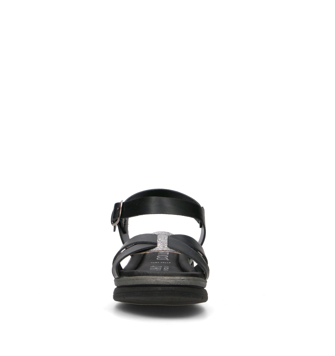 BIANCOANTICO Sandalo donna nero