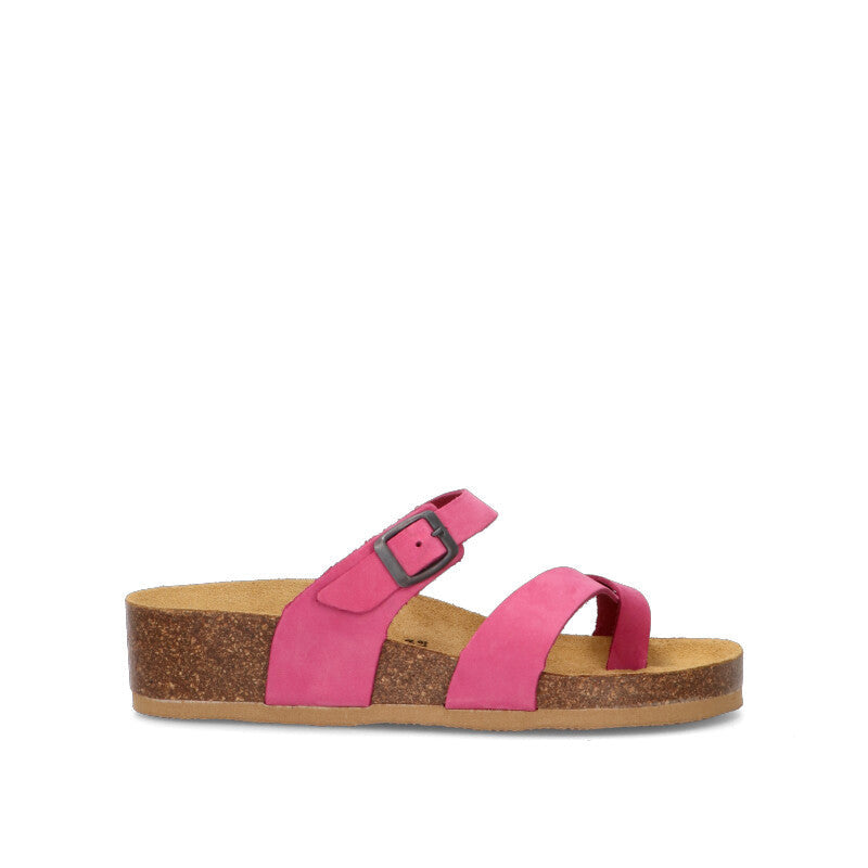 DOREA Ciabatta donna rosa in pelle