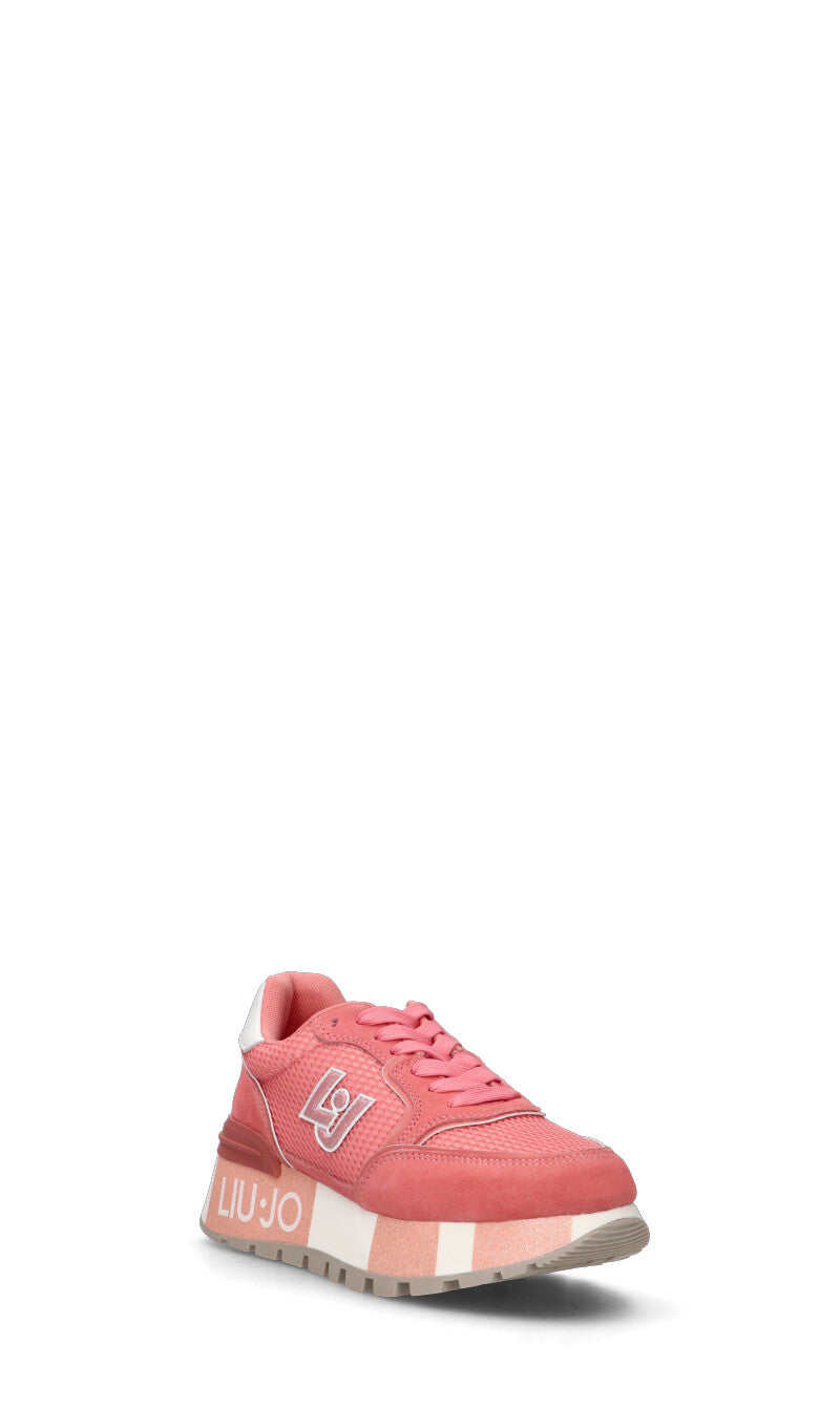 LIU JO Sneaker donna fragola in suede
