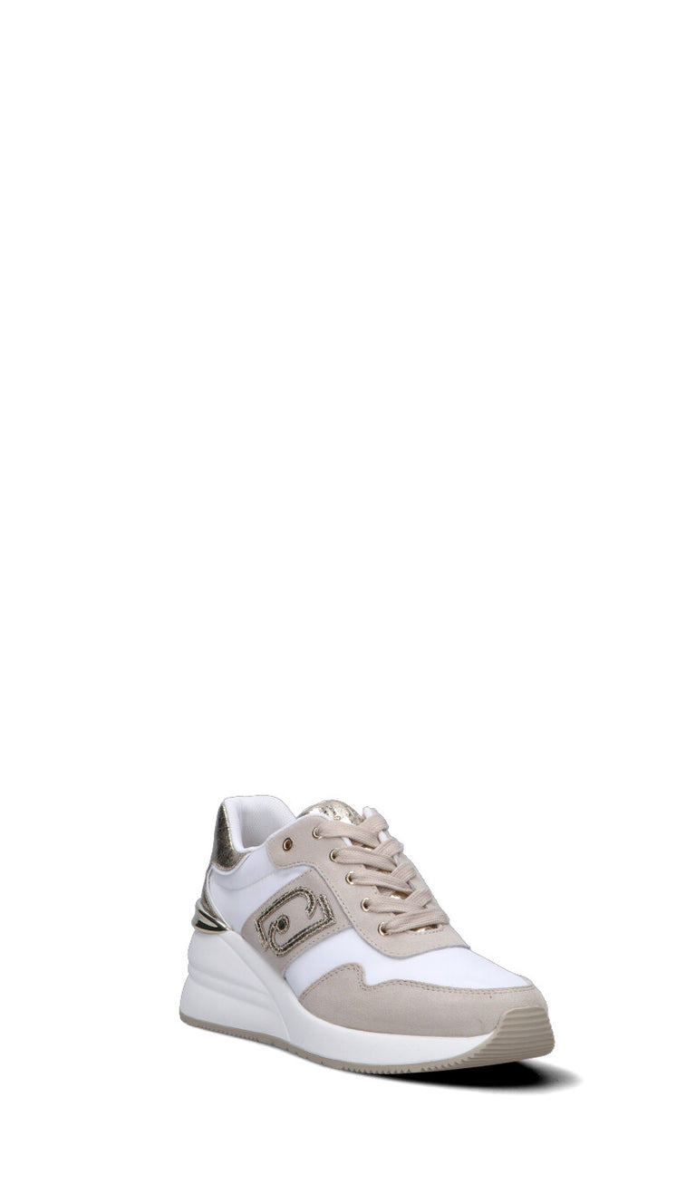 LIU JO Sneaker donna bianca/beige/oro