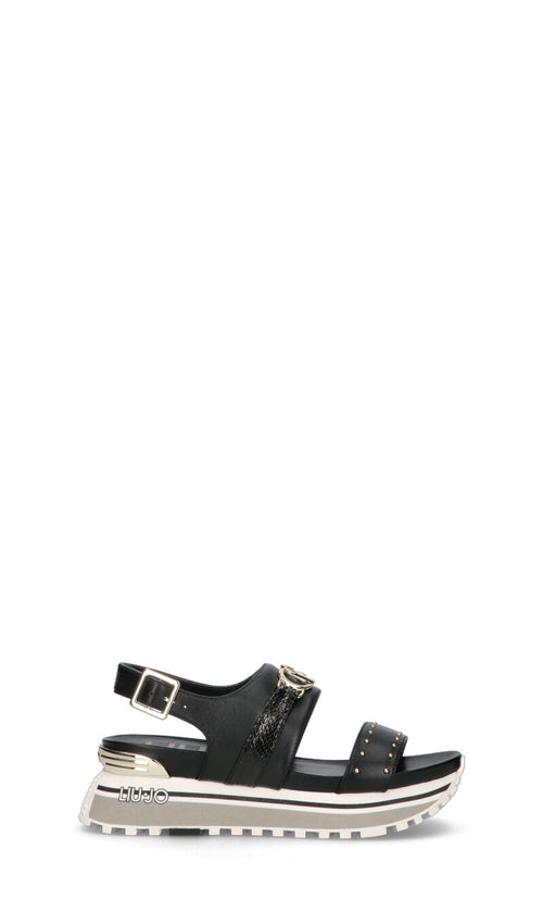LIU JO Sandalo donna nero in pelle