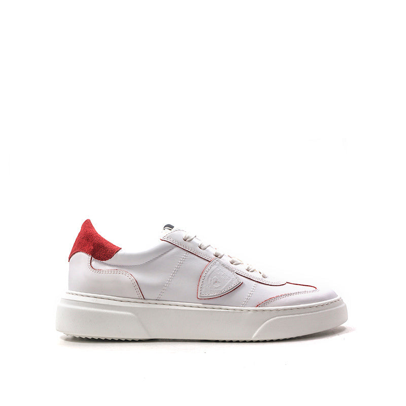 PHILIPPE MODEL Sneaker trendy uomo bianca in pelle