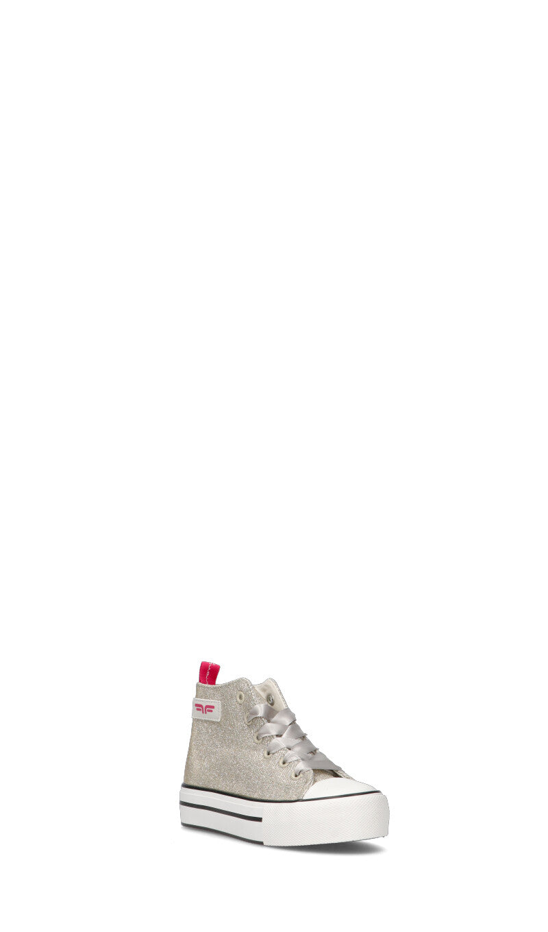 FORNARINA Sneaker bimba argento