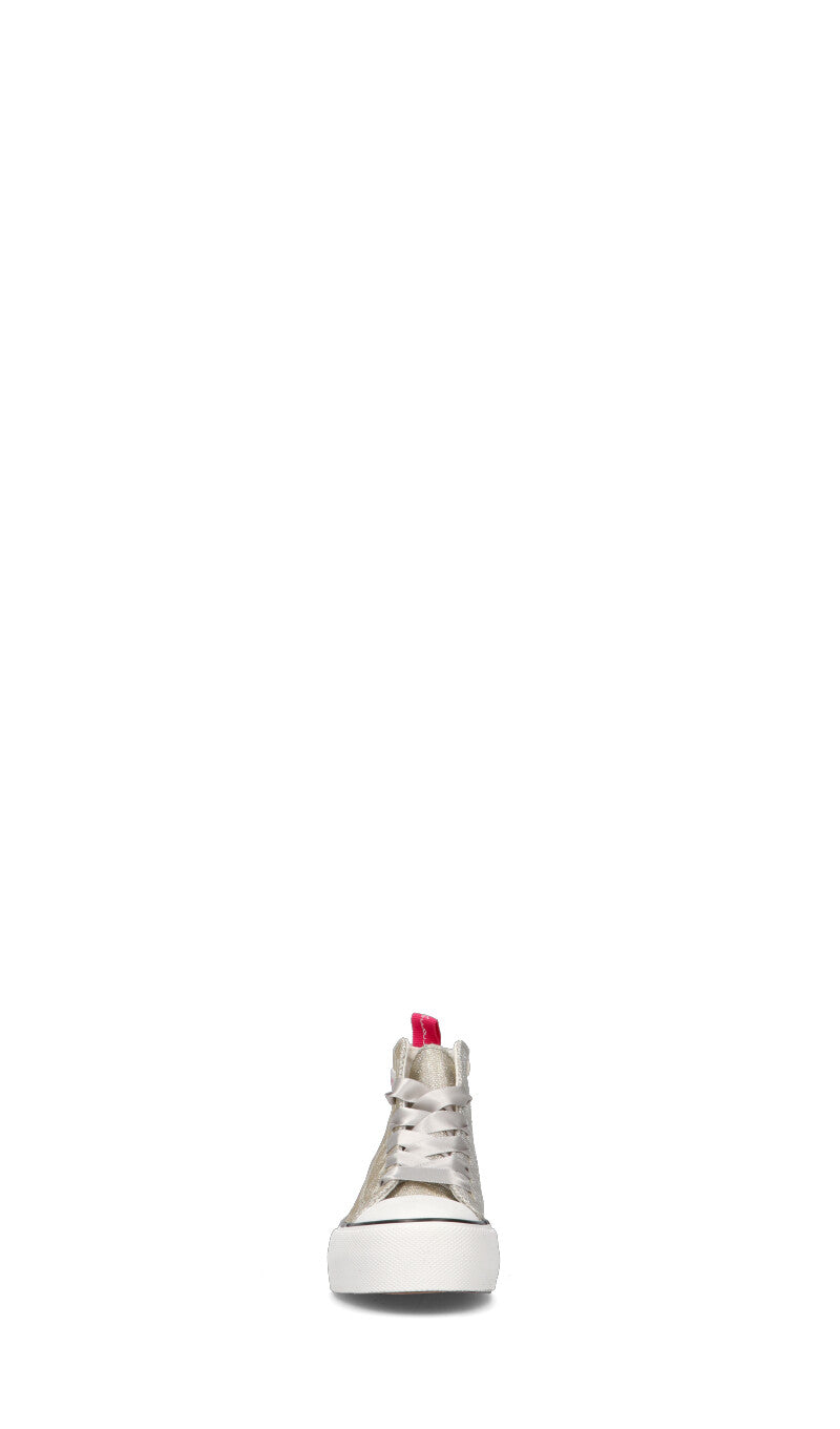 FORNARINA Sneaker bimba argento