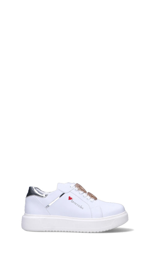 BRACCIALINI Sneaker donna bianca/argento