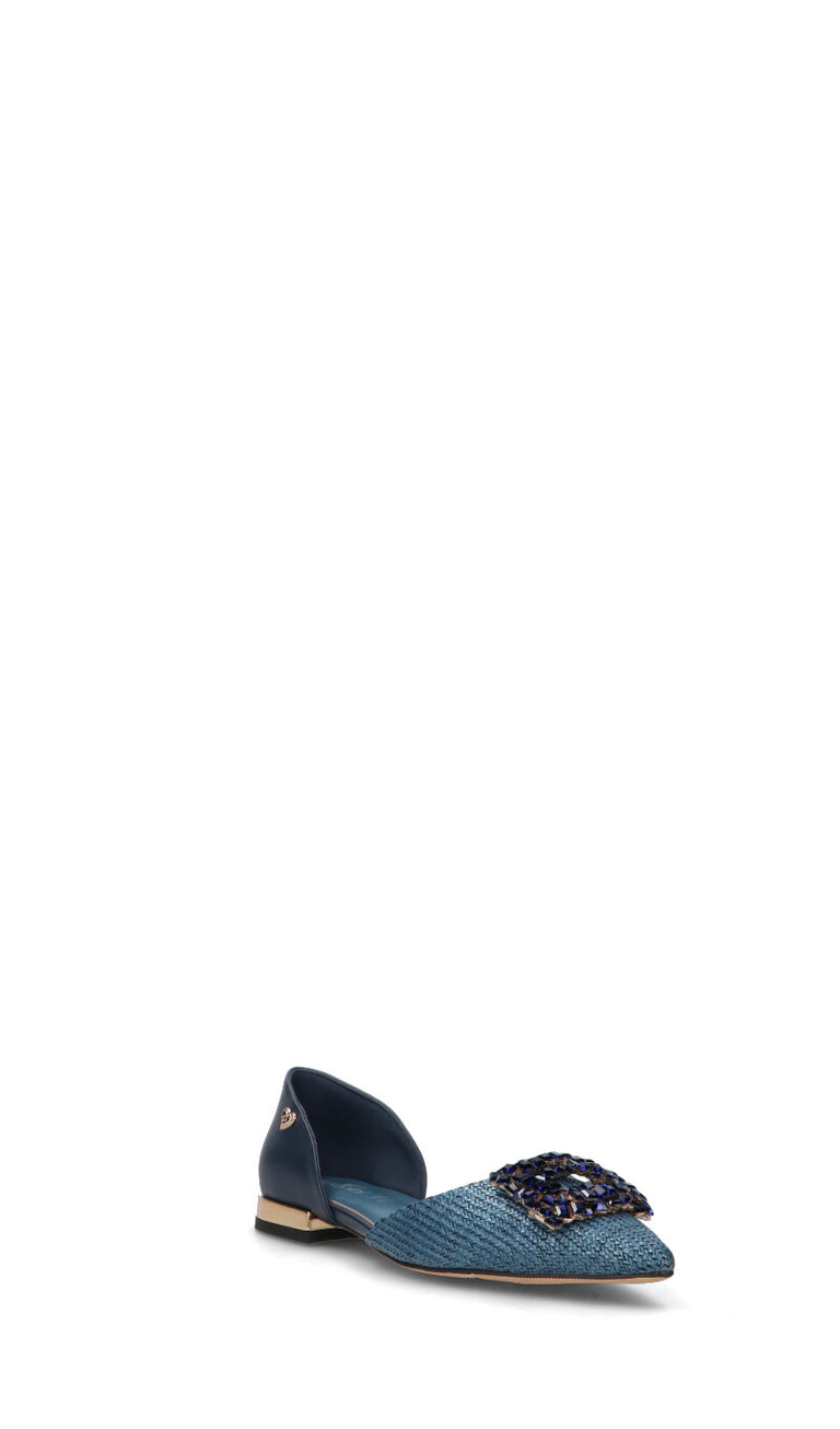 BRACCIALINI Ballerina donna blu/oro