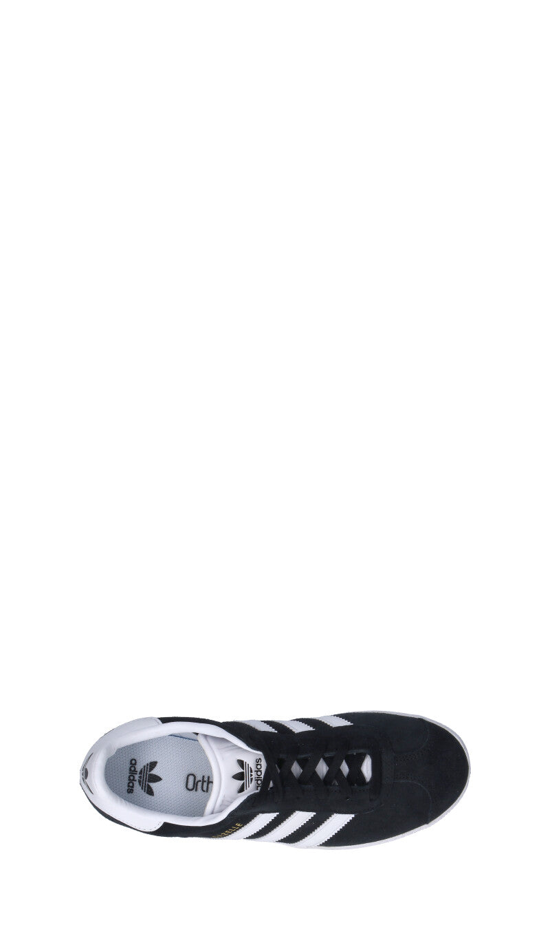 ADIDAS ORIGINAL GAZELLE J - Sneaker ragazzo nera in pelle