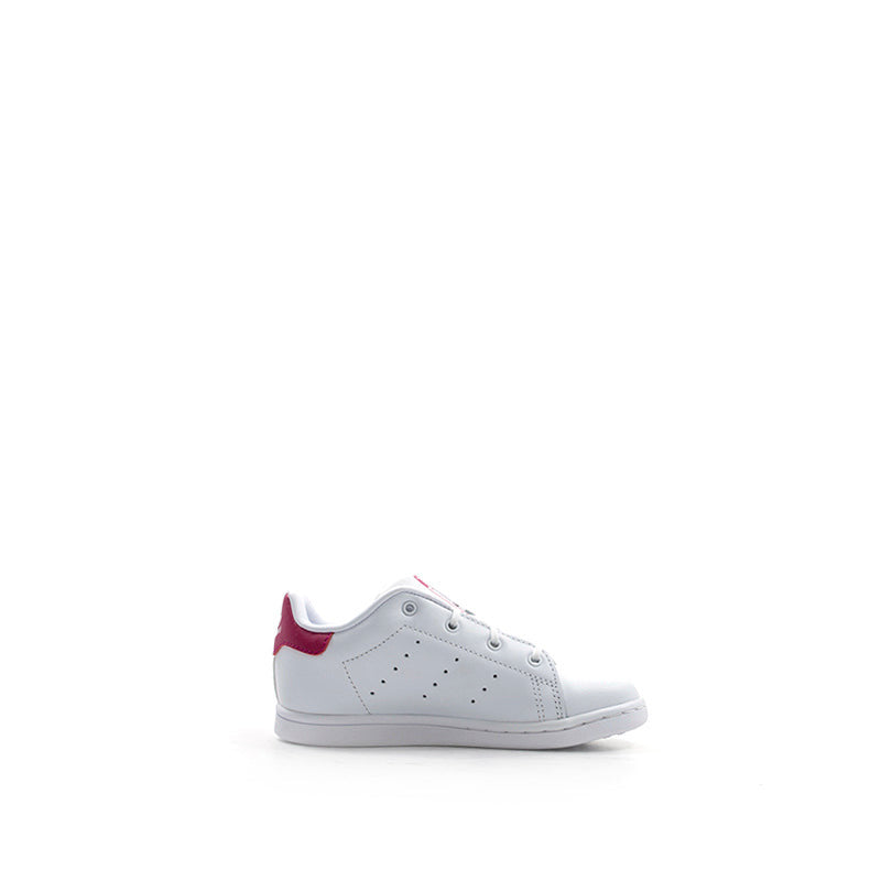 ADIDAS ORIGINAL STAN SMITH Sneakers bambino bianca/rosa in pelle
