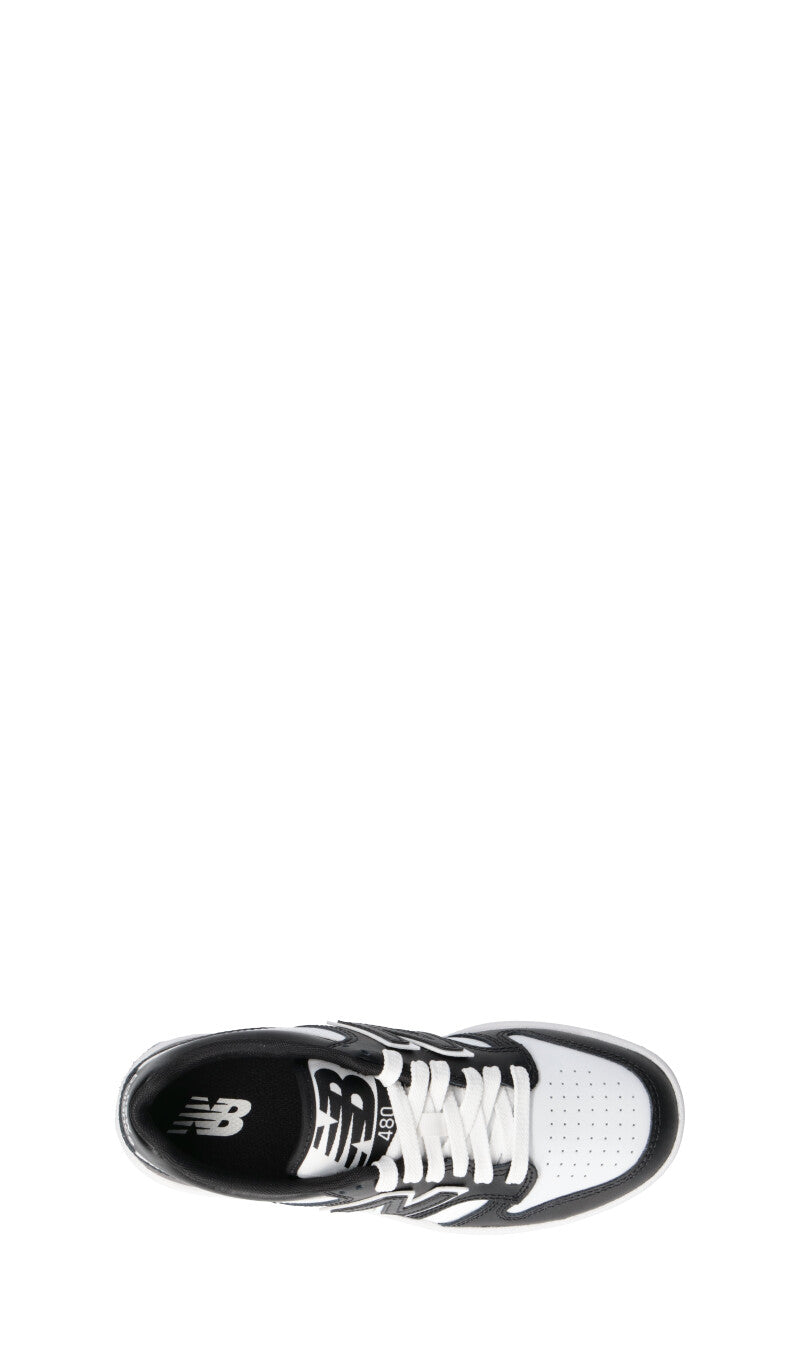 NEW BALANCE Sneaker uomo nera in pelle